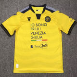 2024/25 Udinese Away Yellow Fans Soccer Jersey