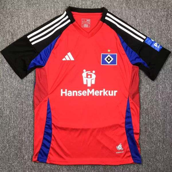 2024/25 Hamburger SV Third Red Fans Soccer Jersey 汉堡