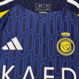 2024/25 Al Nassr Away Player Version Kids Jersey 球员版童装