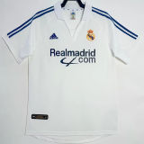 2001/02 RM Home White Retro Soccer Jersey