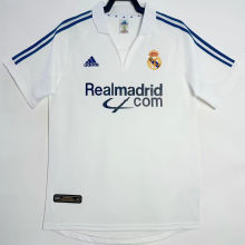 2001/02 RM Home White Retro Soccer Jersey