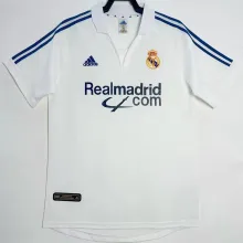 2001/02 RM Home White Retro Soccer Jersey