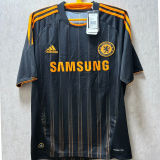 DROGBA #11 CFC Third Black Retro Soccer Jersey 2010/2011 (UCL Font 欧冠字体) ★★