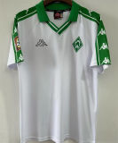2001 Werder Bremen Away White Retro Jersey