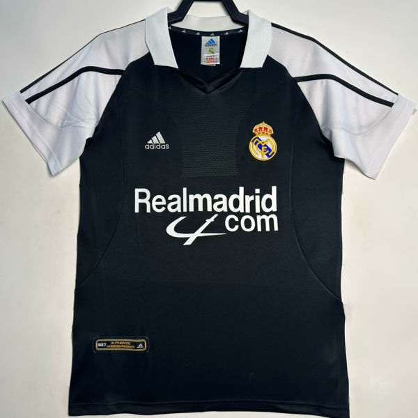 2001/02 RM Away Black Retro Soccer Jersey