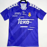 1994/96 RM Blue Away Retro Soccer Jersey