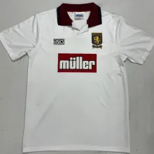 1994/95 Aston Villa Away White Retro Soccer Jersey