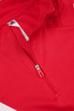 2025 Ad~ Red Sweater Tracksuit