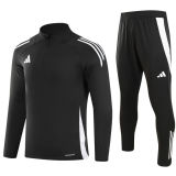 2025 Ad~ Black Sweater Tracksuit