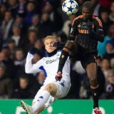 DROGBA #11 CFC Third Black Retro Soccer Jersey 2010/2011 (UCL Font 欧冠字体) ★★
