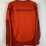 2024/25 BFC Home Red Long Sleeve Fans Soccer Jersey