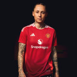2024/25 M Utd Home Red Long Sleeve Fans Soccer Jersey