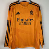 2024/25 RM Away Fans Long Sleeve Soccer Jersey