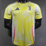 2024/25 JUV Away Yellow Player Version Soccer Jersey
