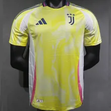 2024/25 JUV Away Yellow Player Version Soccer Jersey