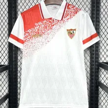 1993/94 Sevilla FC Home White Retro Soccer Jersey