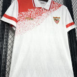 1993/94 Sevilla FC Home White Retro Soccer Jersey