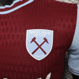 2024/25 West Ham Home Player Version Soccer Jersey