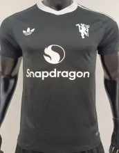 2024/25 M Utd GK Black Player Version Soccer Jersey
