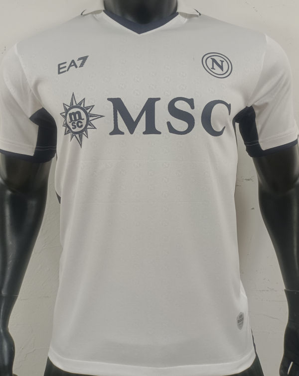 2024/25 Napoli Away White Player Version Jersey