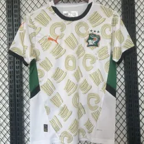 2024/25 Ivory Coast Away White Fans Soccer Jersey