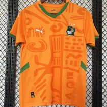 2024/25 Ivory Coast Home Orange Fans Soccer Jersey