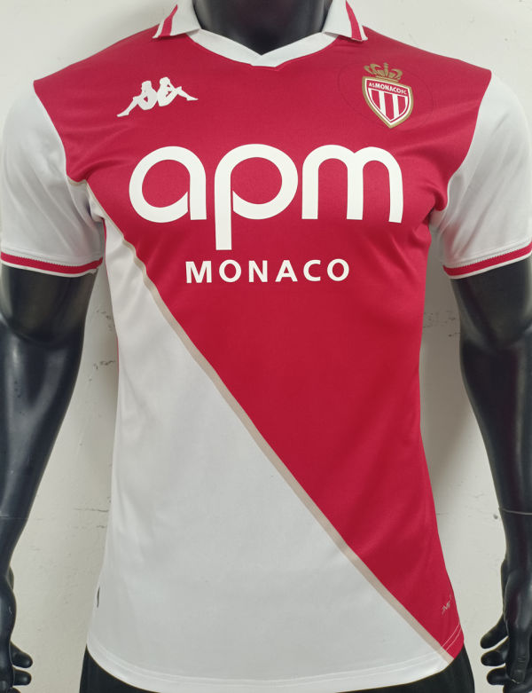 2024/25 Monaco Home Player Version Soccer Jersey