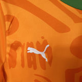 2024/25 Ivory Coast Home Orange Fans Soccer Jersey