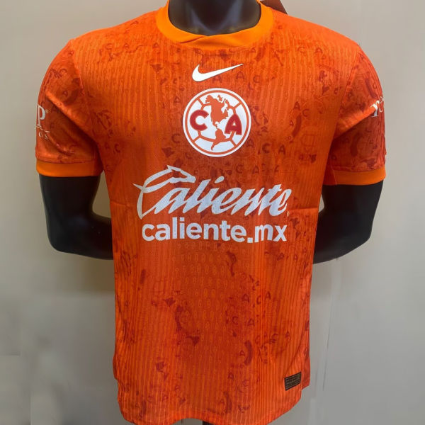 2024/25 Club America Orange Gk Player Version Soccer Jersey