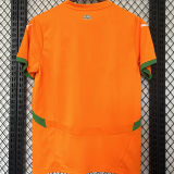 2024/25 Ivory Coast Home Orange Fans Soccer Jersey