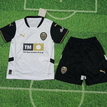 2024/25 Valencia Home White Kids Soccer Jersey