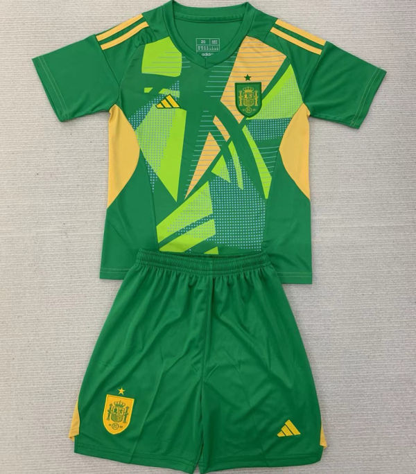 2024/25 Spain GK Kids Soccer Jersey西班~