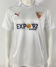 1987/90 Sevilla FC Home White Retro Soccer Jersey