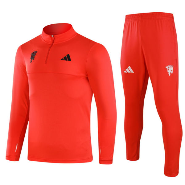 2025 M Utd Red Sweater Tracksuit