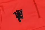 2025 M Utd Red Kids Sweater Tracksuit