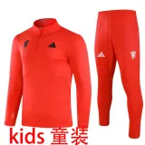 2025 M Utd Red Kids Sweater Tracksuit