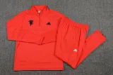 2025 M Utd Red Kids Sweater Tracksuit