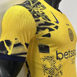 2024/25 In Milan Third Yellow Player Version Soccer Jersey 有胸前广告