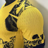 2024/25 In Milan Third Yellow Player Version Soccer Jersey 有胸前广告