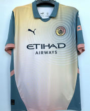 2024/25 Man City 1:1 Quality 4Th Fans Soccer Jersey