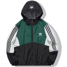 2025 Ad~ Green Black Windbreaker