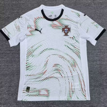 2025 Portugal Away White Fans Soccer Jersey