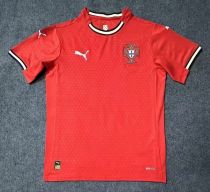 2025 Portugal Home Red Fans Soccer Jersey