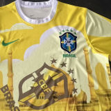 2024/25 Brazil Special Edition Yellow Fans Jersey