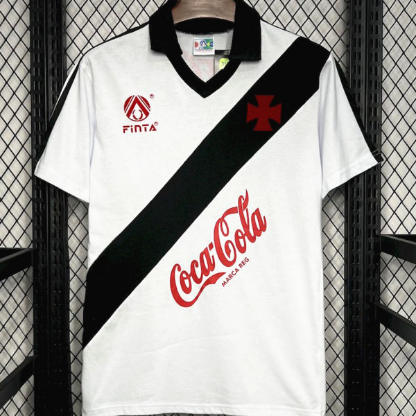 1988 Vasco Away White Retro Soccer Jersey