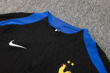 2025 France Black Sweater Tracksuit