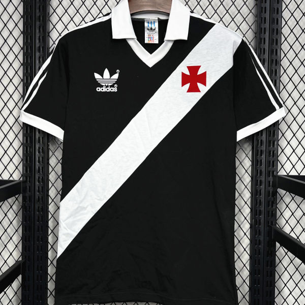 1988 Vasco Home Black Retro Soccer Jersey