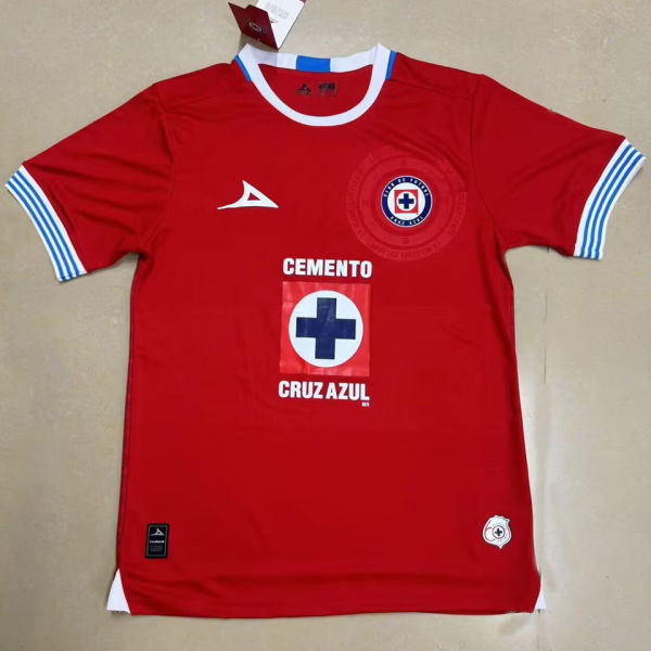2024/25 Cruz Azul Third Red Fans Soccer Jersey