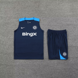 2025 CFC Sapphire Blue Vest Training Jersey(A Set)