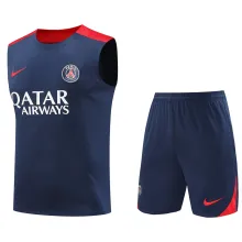 2025 PSG Sapphire Blue Vest Training Jersey(A Set)
